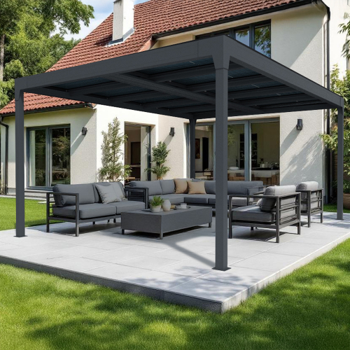 Pergola photovoltaïque autoportée SWING 2 - portrait Euralys - 1