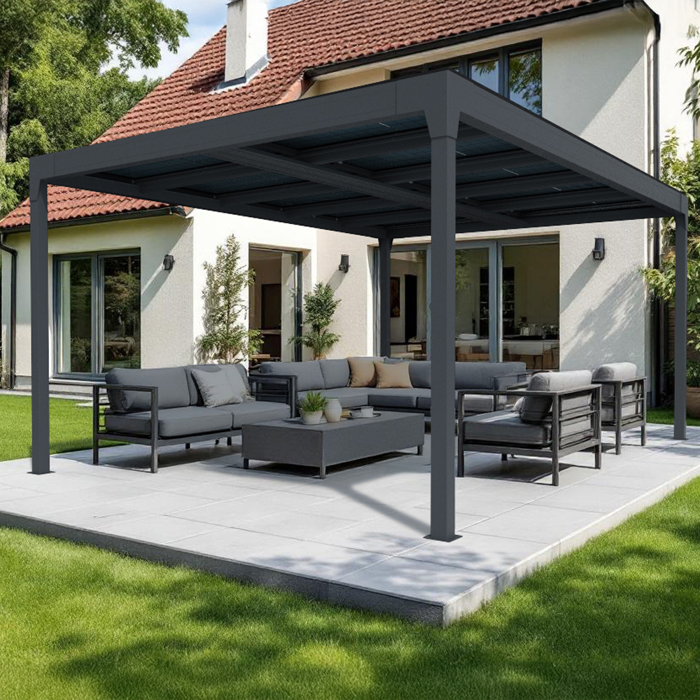 Pergola photovoltaïque autoportée SWING 2 - portrait Euralys - 1