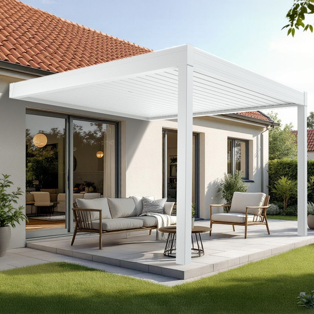 Pergola bioclimatique rétractable MAMBO 5 Euralys - 4