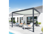 Pergola bioclimatique BOOGIE Motorisée à télécommande Euralys - 1