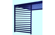 Claustra CHACHA pour pergola Euralys - 1