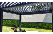 Store screen FOXTROT pour pergola Euralys - 1
