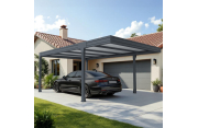 Pergola Isotoit® autoportée BOLERO 3 pieds déportés Euralys - 2