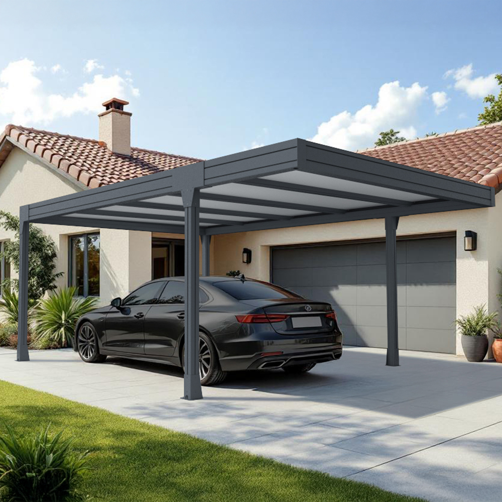 Pergola Isotoit® autoportée BOLERO 3 pieds déportés Euralys - 2