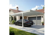 Pergola Isotoit® autoportée BOLERO 3 pieds déportés Euralys - 1