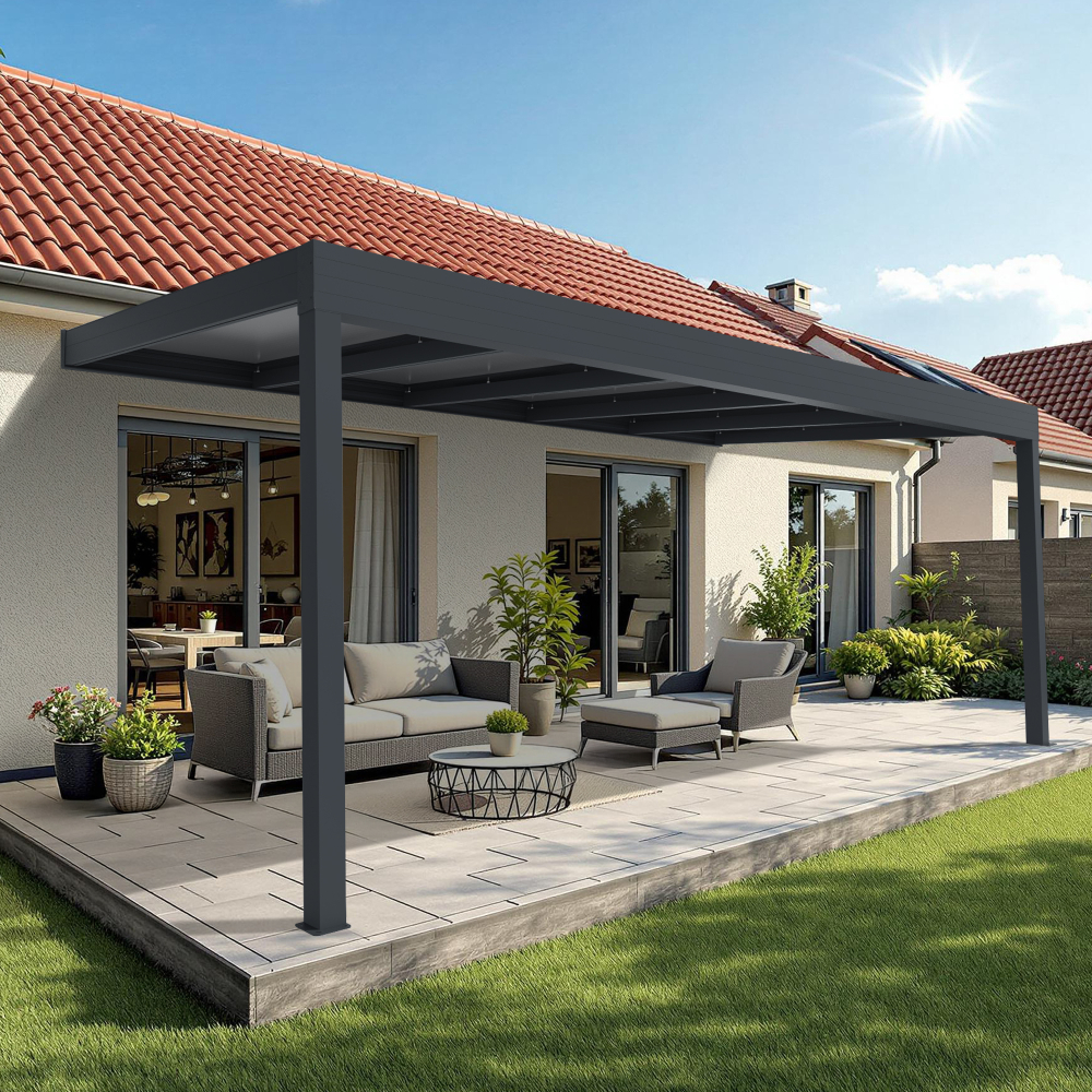 Pergola polycarbonate CHARLESTON Euralys - 1