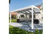 Pergola polycarbonate autoportée 2 pentes CHARLESTON Euralys - 1