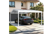 Pergola polycarbonate autoportée 2 pentes CHARLESTON Euralys - 3
