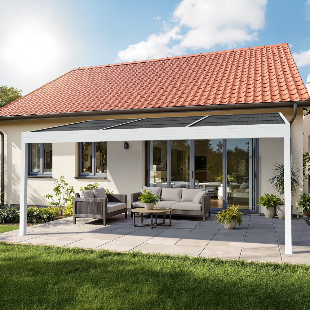 Pergola photovoltaïque TANGO - paysage Euralys - 2