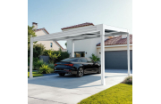 Pergola photovoltaïque autoportée TANGO - paysage Euralys - 2