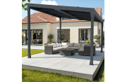 Pergola photovoltaïque autoportée TANGO - paysage Euralys - 3