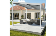 Pergola photovoltaïque autoportée TANGO - paysage Euralys - 4