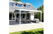 Pergola photovoltaïque autoportée POLKA - paysage 2 pentes Euralys - 3