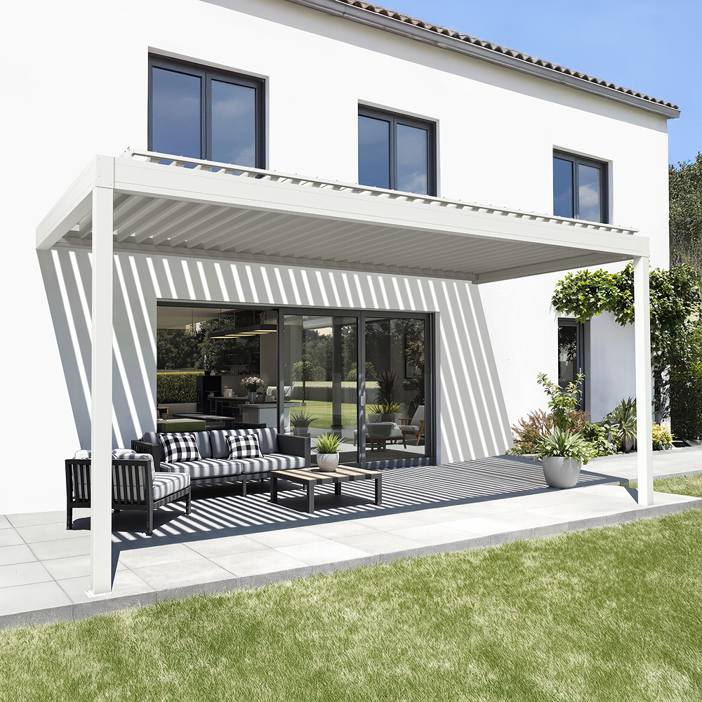 Pergola bioclimatique MAMBO 2 perpendiculaire - 2