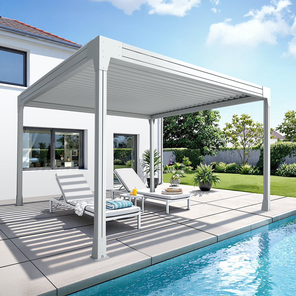 Pergola bioclimatique autoportée MAMBO 3 - 3