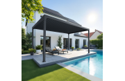Pergola bioclimatique autoportée BOOGIE Motorisée à télécommande