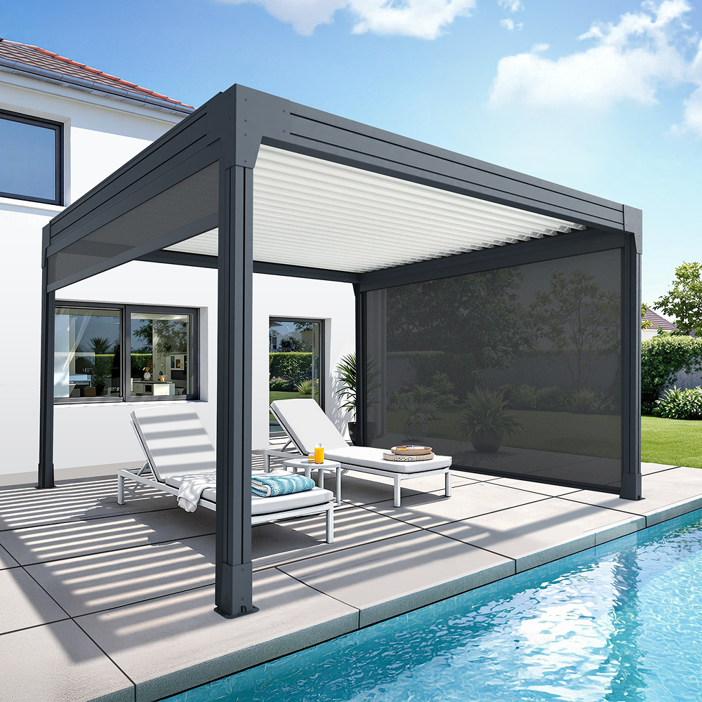 Store pour pergola ZOUK Euralys - 1