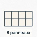 8 panneaux