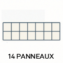 14 panneaux