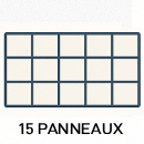 15 panneaux