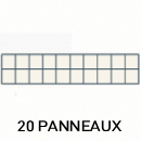 20 panneaux