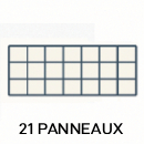 21 panneaux