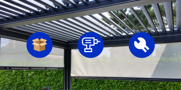 Pergola bioclimatique facile à monter : un confort accessible à tous